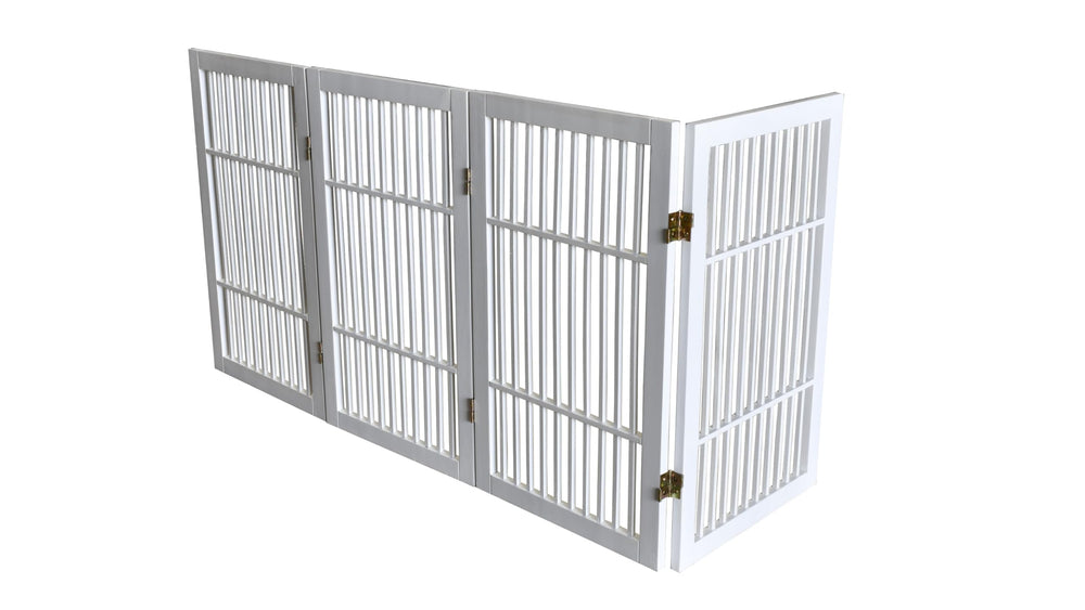 Urnporium one-inch bar spacing gate offers clear visibility and containment.