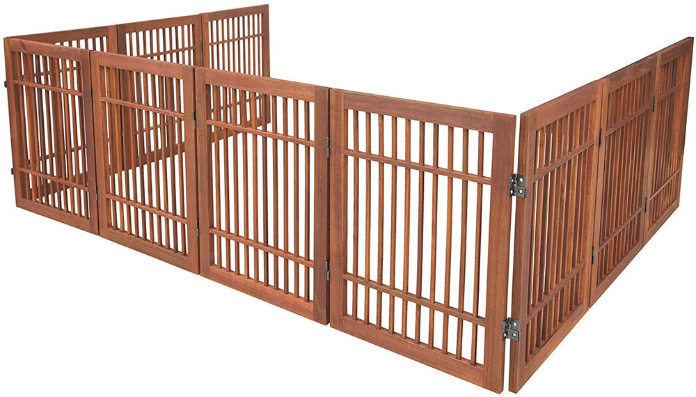 Urnporium freestanding gate moves easily between rooms.