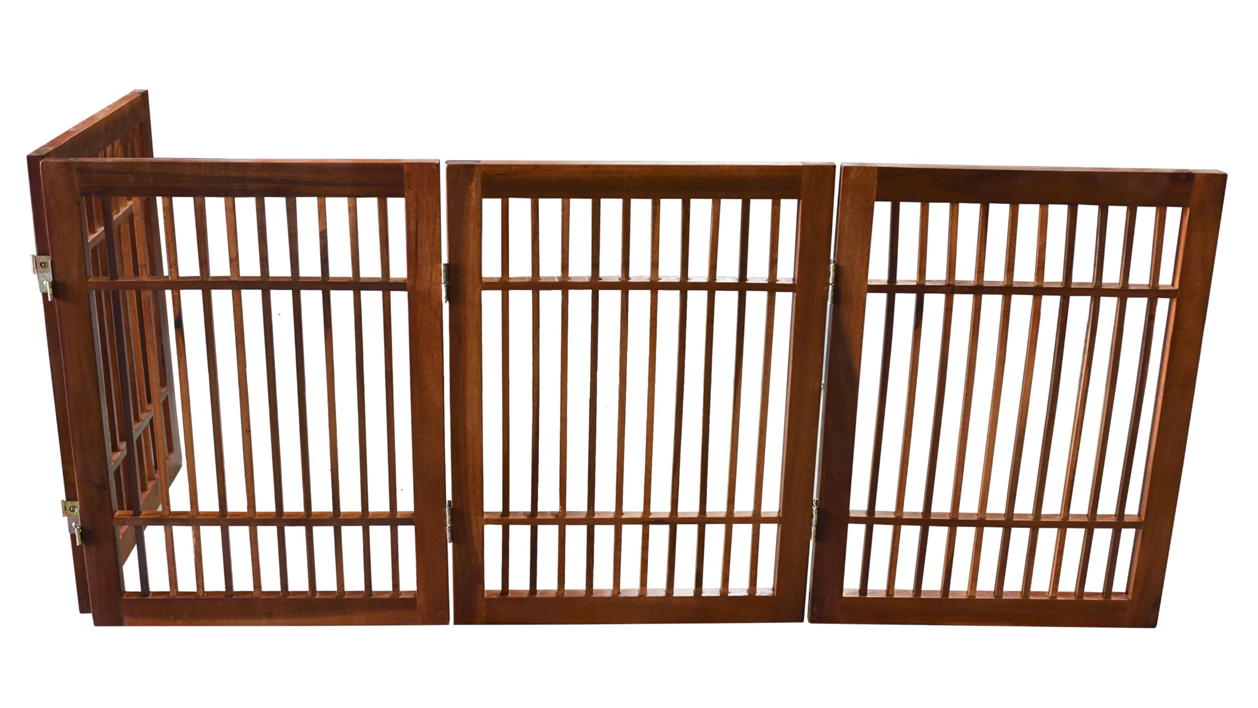 Urnporium wide Z-shape gate blocks pet access stylishly