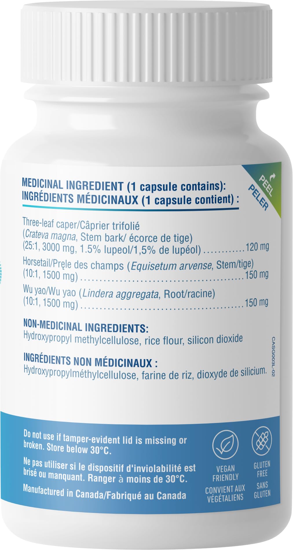UROX Junior dosage guide panel with simple weight-based dosing