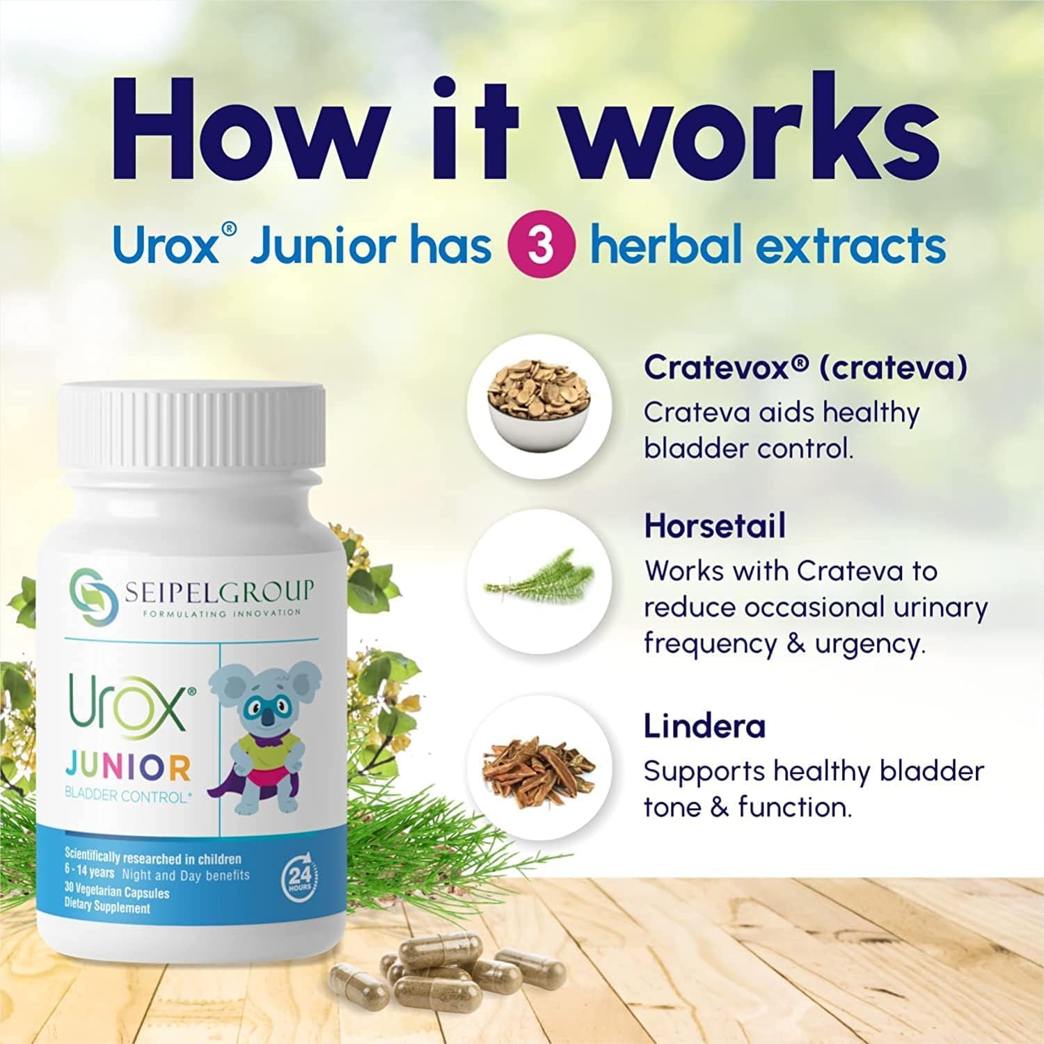 UROX Junior dosing in honey demonstration for kids