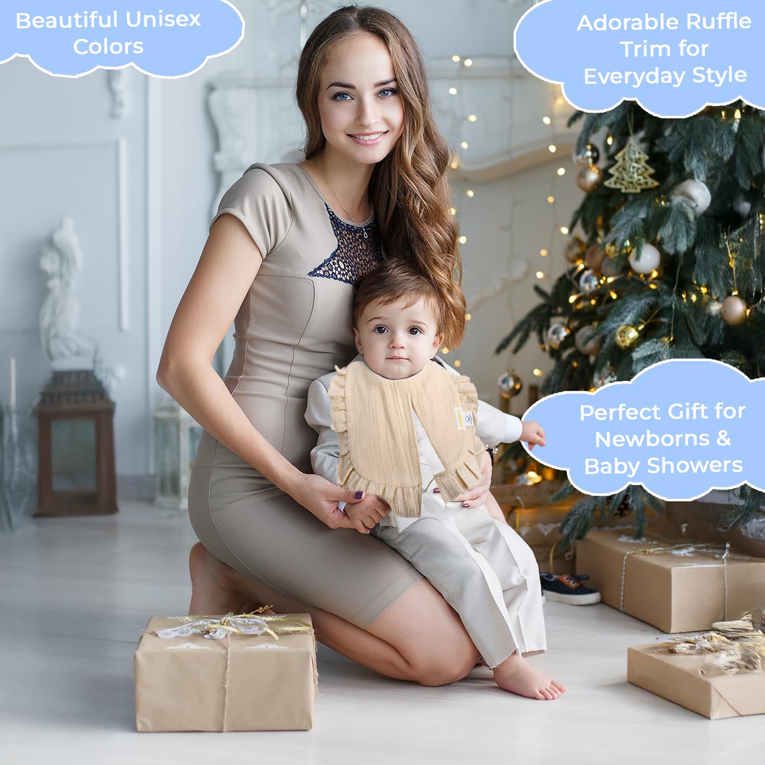 usakinon muslin bib machine wash keeps softness with every round.