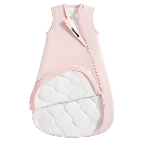 usbettas 2.5 tog baby sleep sack front view shows cozy, breathable cotton.