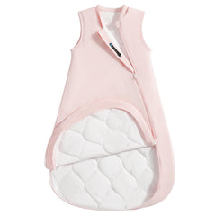 usbettas 2.5 tog baby sleep sack front view shows cozy, breathable cotton.