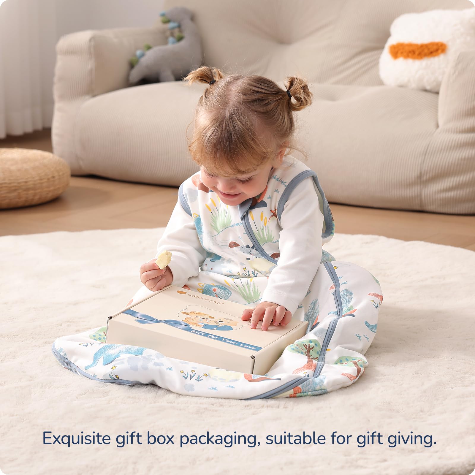 usbettas sleep sack gift-ready option for baby showers and registries