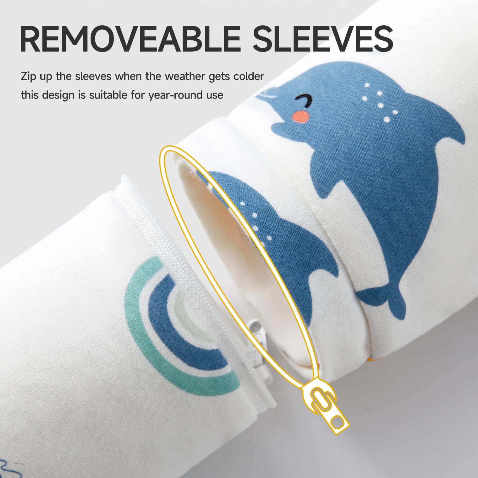 usbettas baby sleep sack machine washable and durable