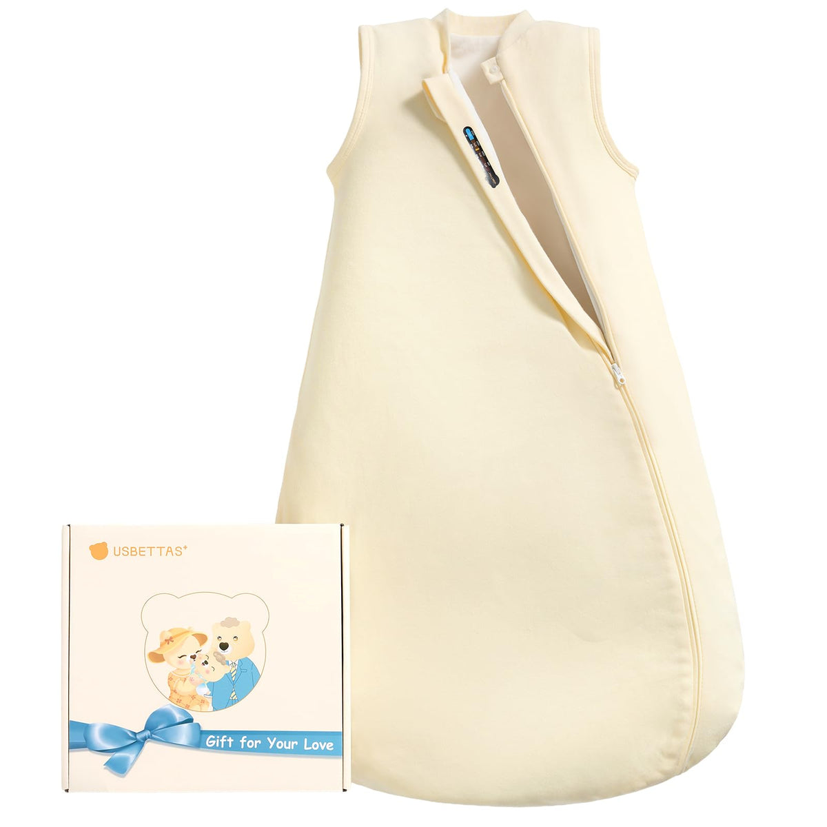 usbettas baby sleep sack with soft fabric for gentle, comfortable sleep