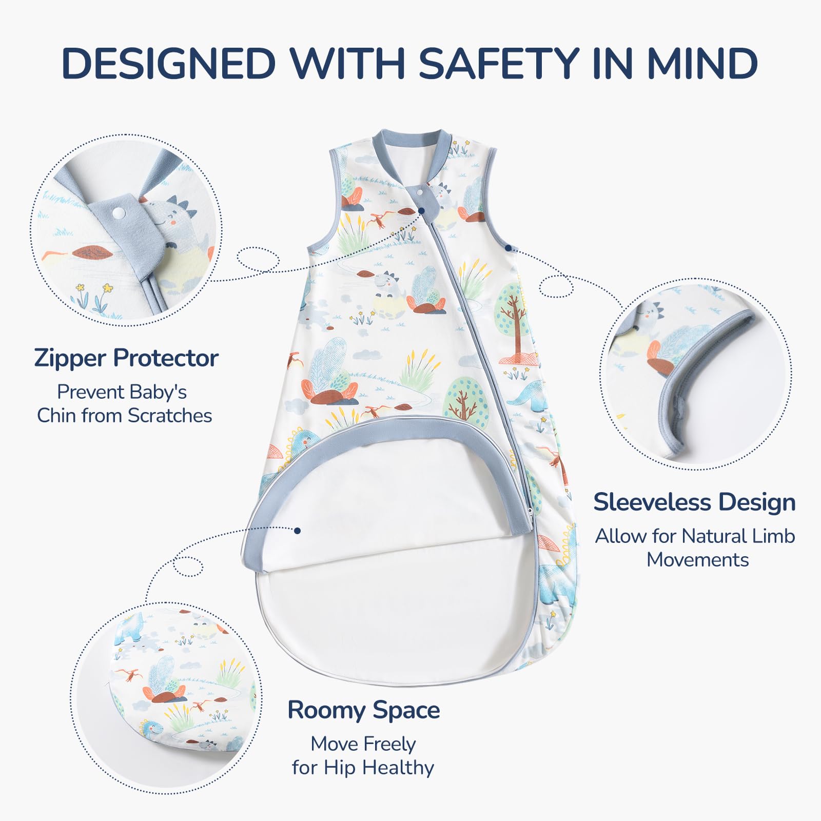 usbettas sleep sack temperature strip shows baby warmth at a glance