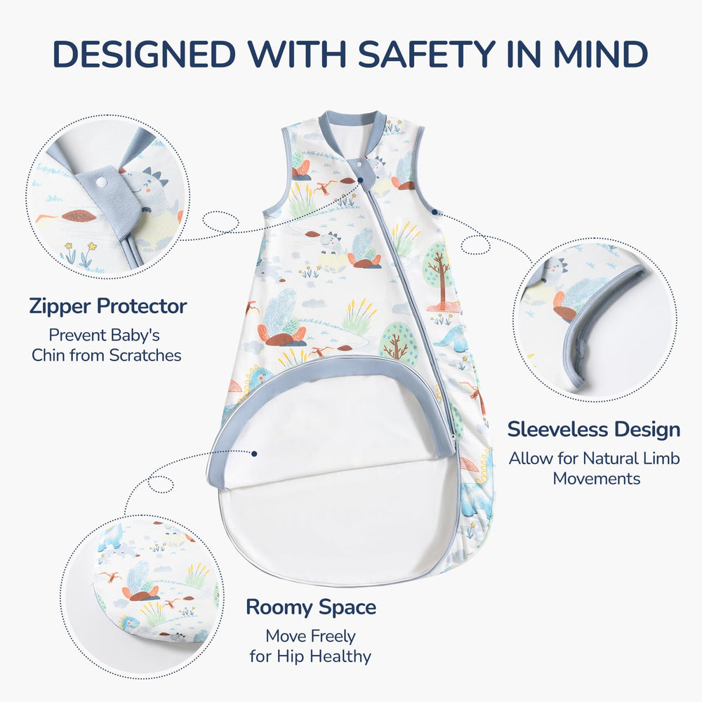 usbettas sleep sack temperature strip shows baby warmth at a glance