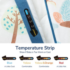 Usbettas sleep sack with two-way zipper for quick diaper changes