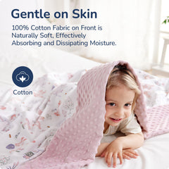 usbettas bunny blanket back dotted fleece adds plush softness for cozy evenings