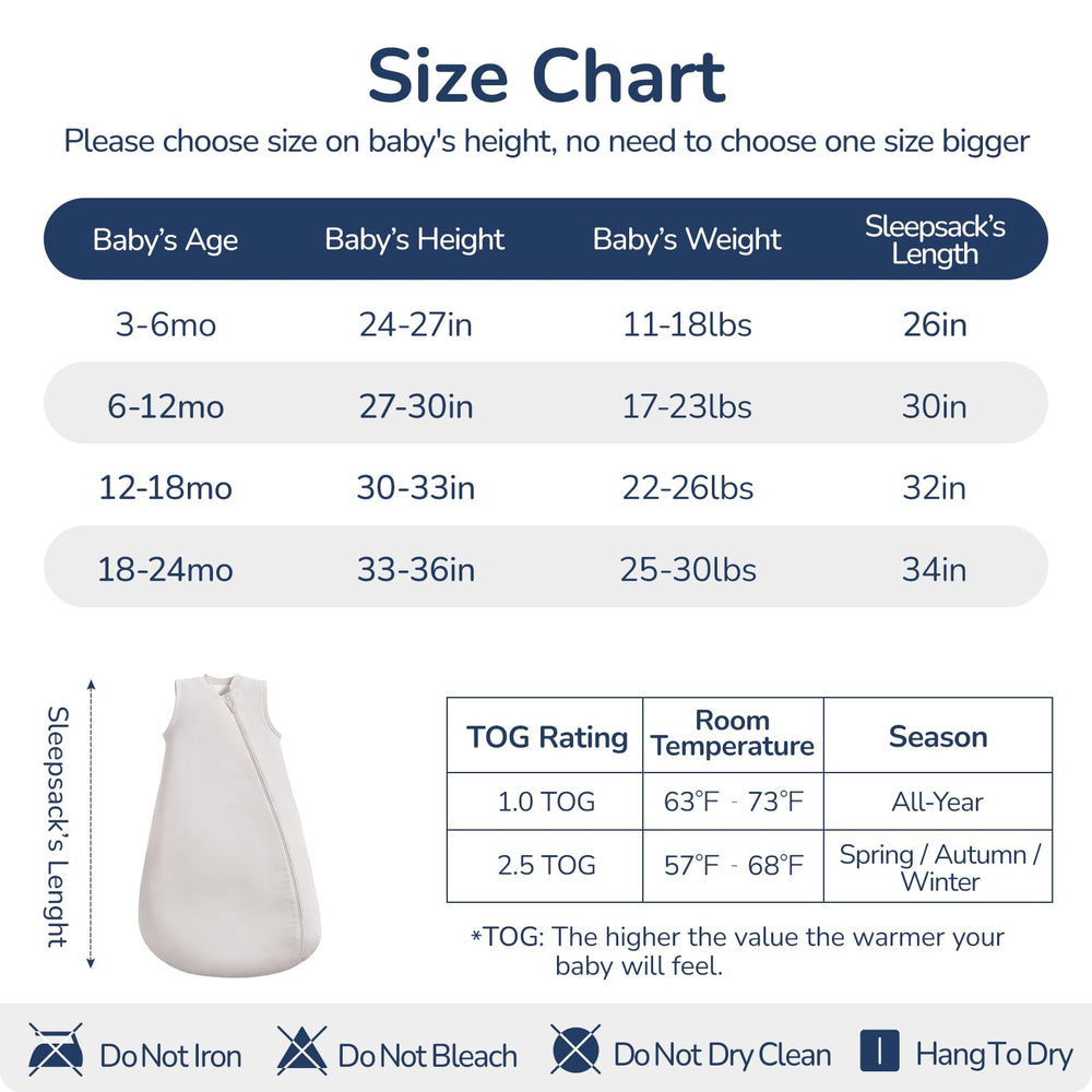 Usbettas machine-washable sleep sack with reinforced durability.