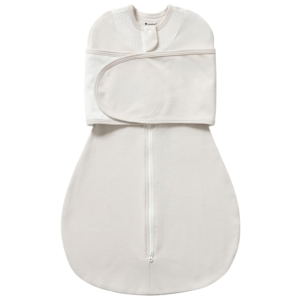 usbettas swaddle-newborn-breathable-cotton keeps baby cool and comfy all night.