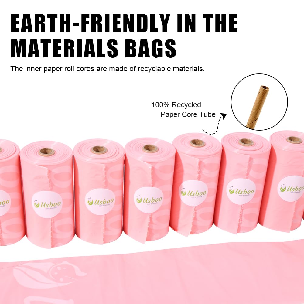 Eight refill rolls provide 120 bags for busy households