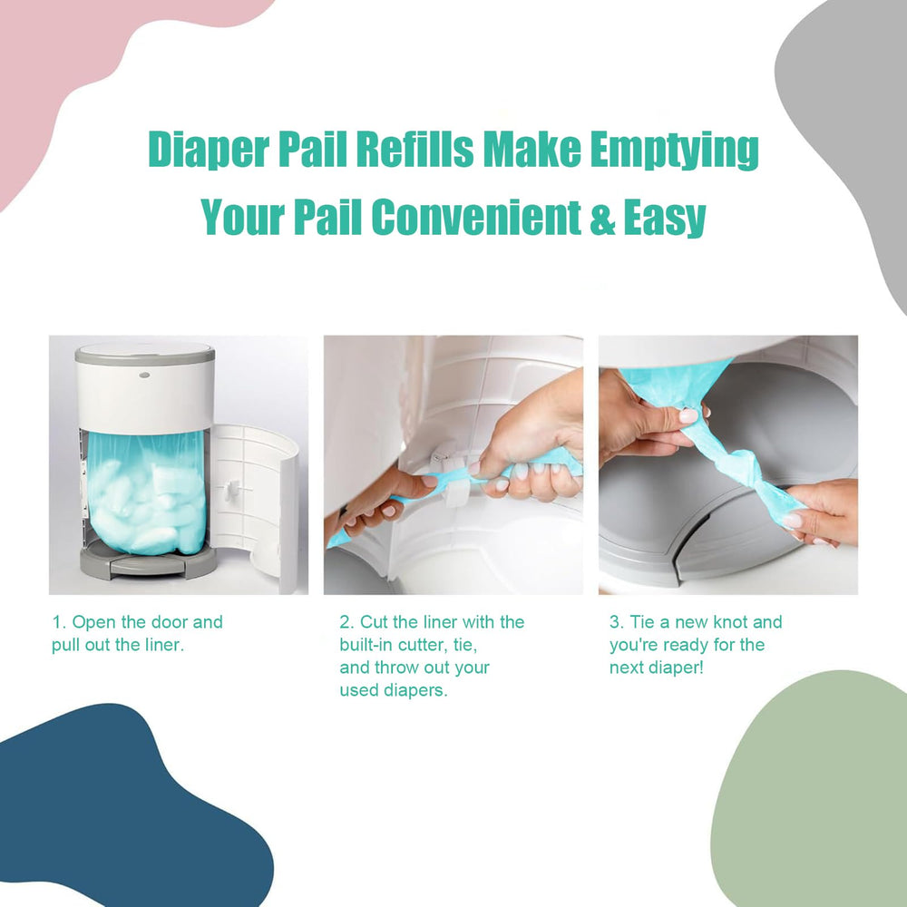 USBOO refills compatible with most pails for easy swaps