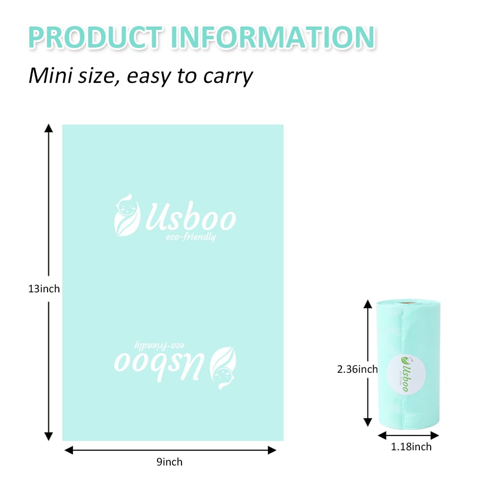 USBOO oxo-biodegradable bags decompose faster for eco-conscious use