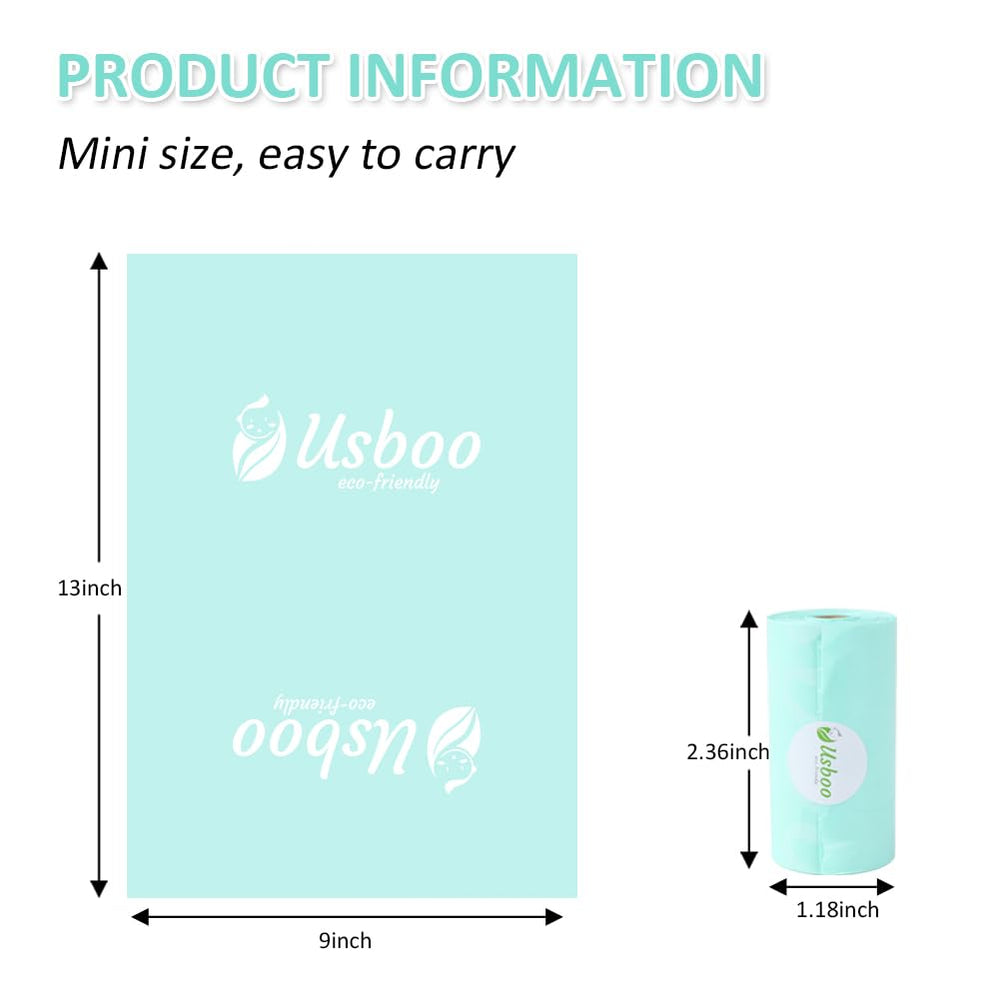 USBOO oxo-biodegradable bags decompose faster for eco-conscious use