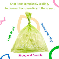 USBOO tear-resistant and leak-proof bags keep mess contained.