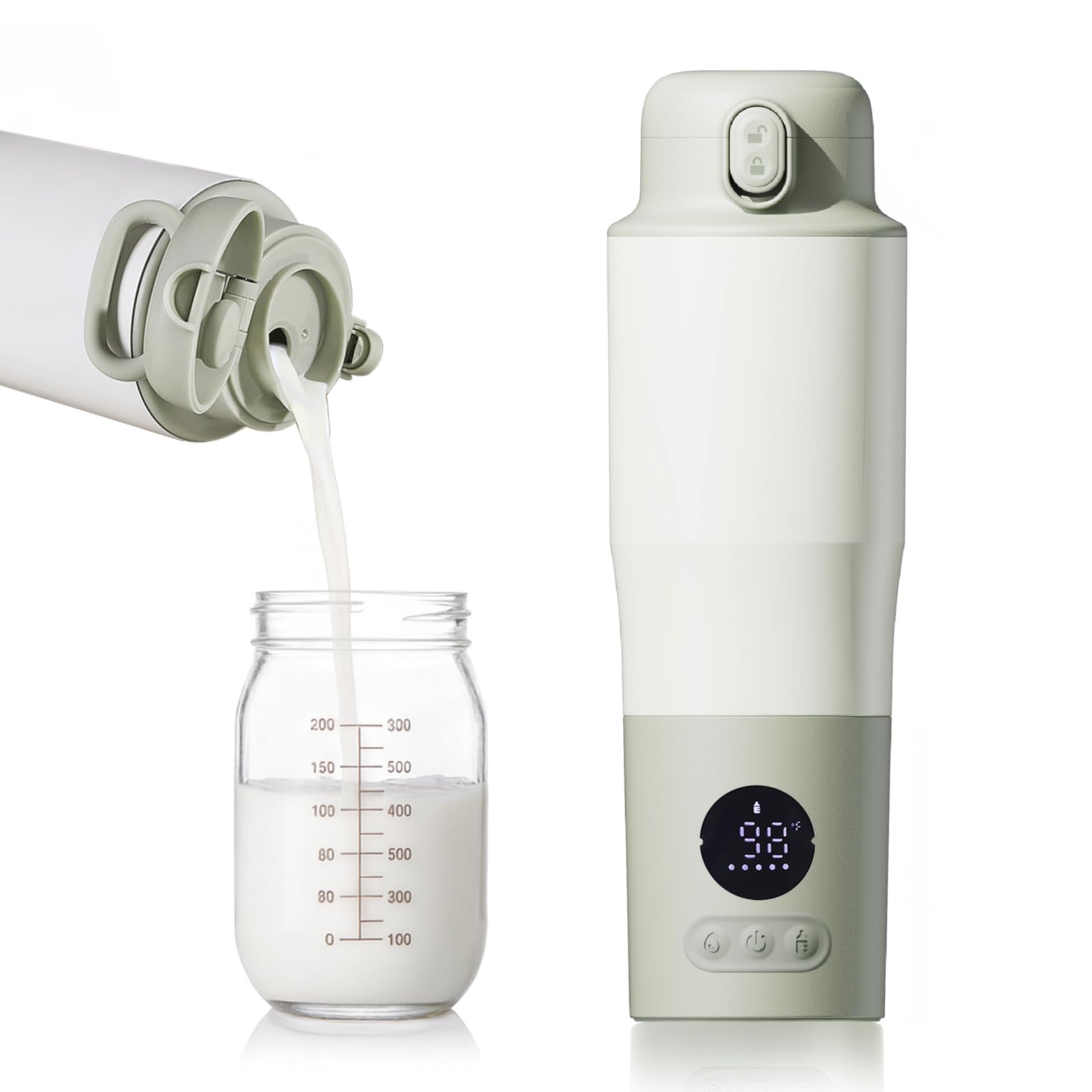 usereef portable bottle warmer on the go, compact design for travel