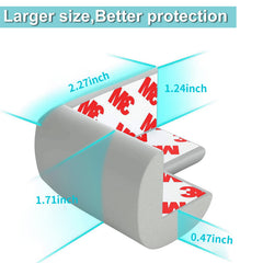 USFloatwishes soft rubber foam corner guard gray cushions sharp edges.