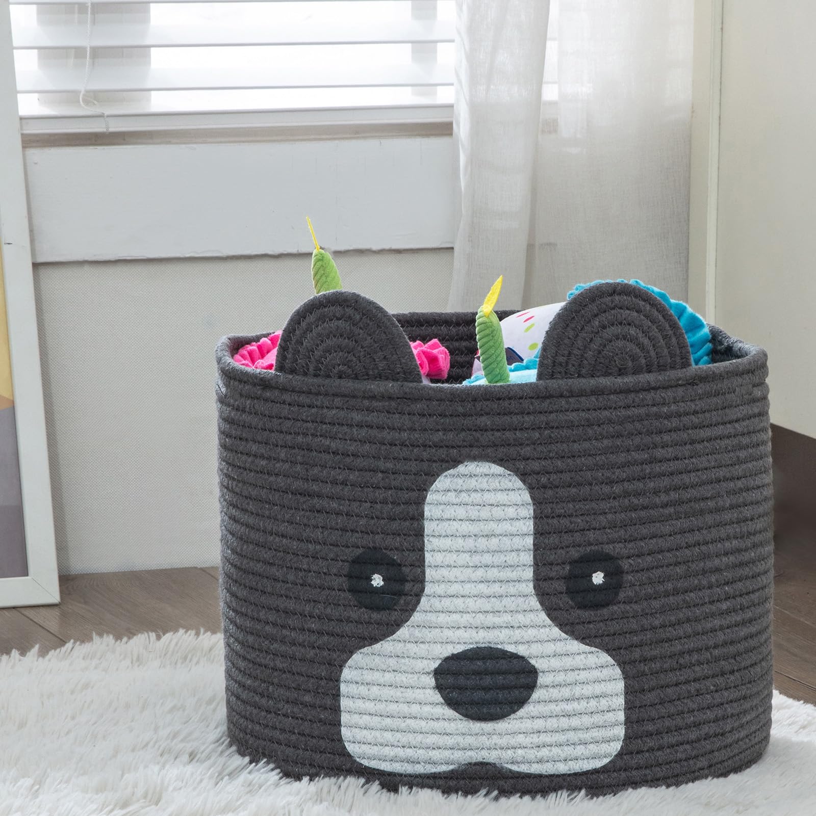 Ushang Pet washable cotton rope basket for simple cleaning