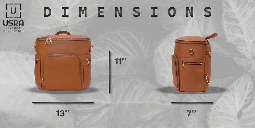 USRA diaper bag under-stroller fit allowing easy transportation.
