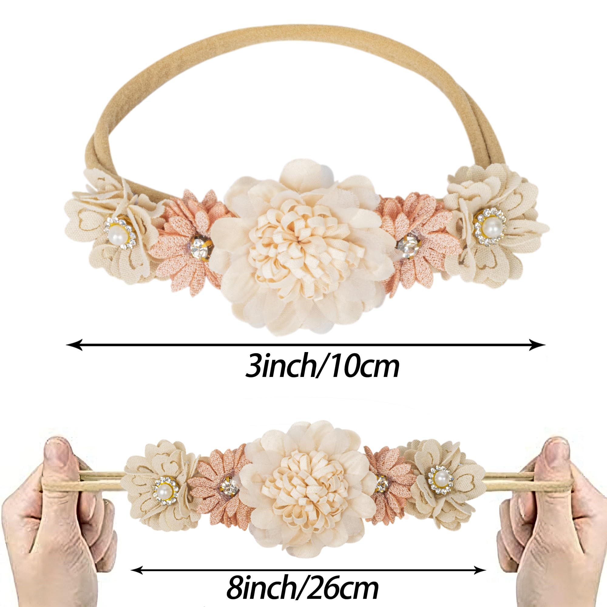 Utaly toddler flower crown accessory for versatile dress-up