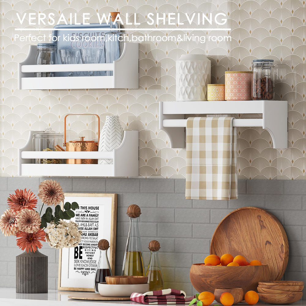 UTEX floating shelves set 3 storage for toys and small photo frames