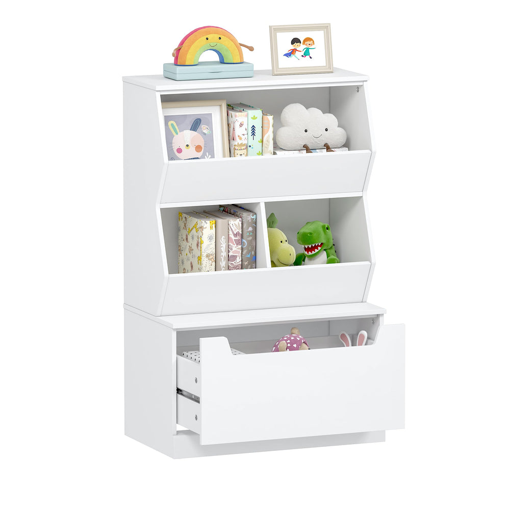 UTEX Kids Toy Storage Organizer with white drawer keeps playroom tidy and accessible.