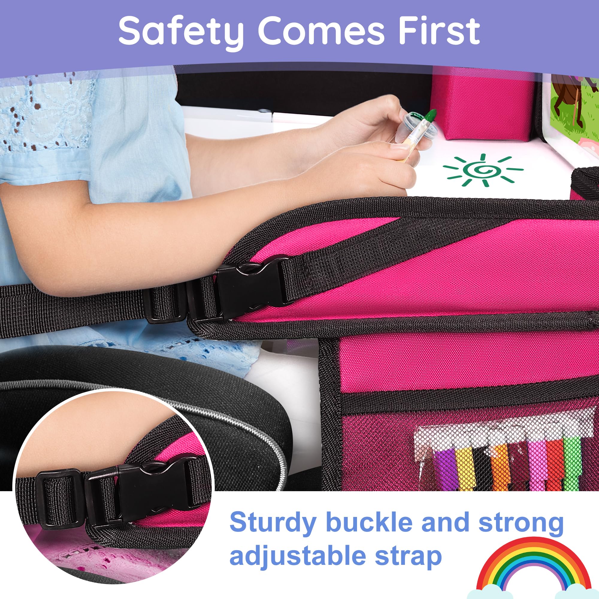 UTOLOVE compact travel tray fits in small spaces for quick trips.