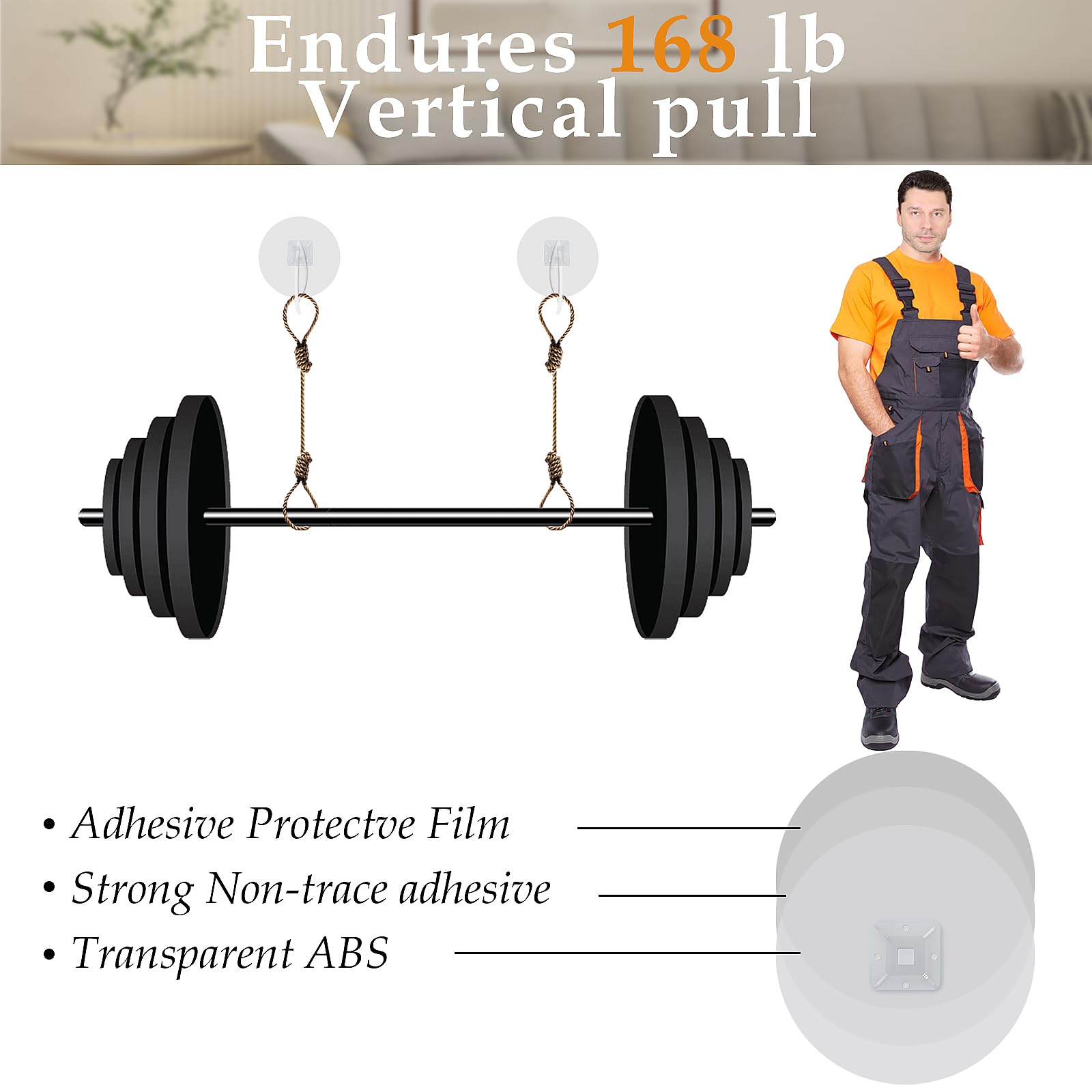 Utook 168-pound capacity anchors provide sturdy support for heavy furniture