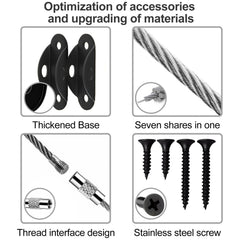 Utook metal wall anchor showing corrosion-resistant stainless steel construction