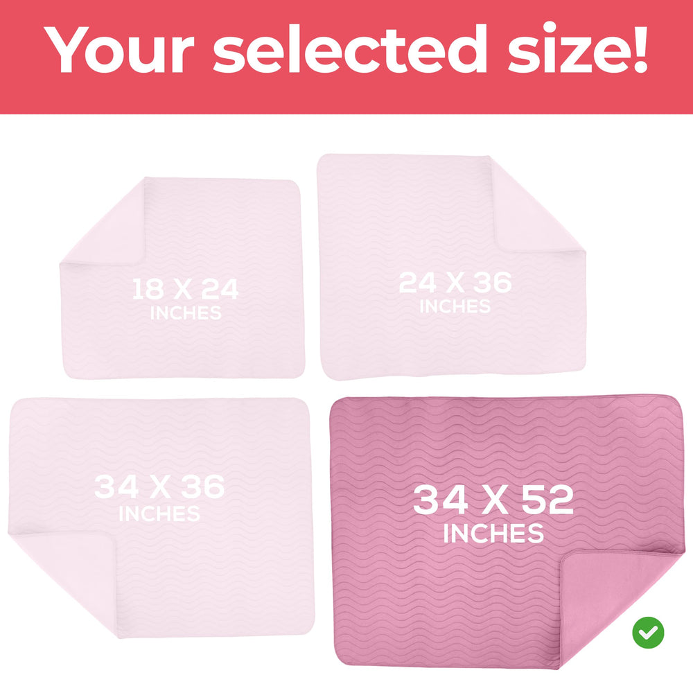 Utopia Bedding durable underpad withstands up to 500 machine washes for long-lasting protection.
