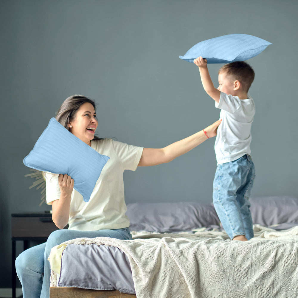 Utopia Bedding easy-care pillow is spot-clean friendly for busy households.