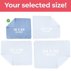 Utopia Bedding underpad serves as a pet pad for easy cleanup