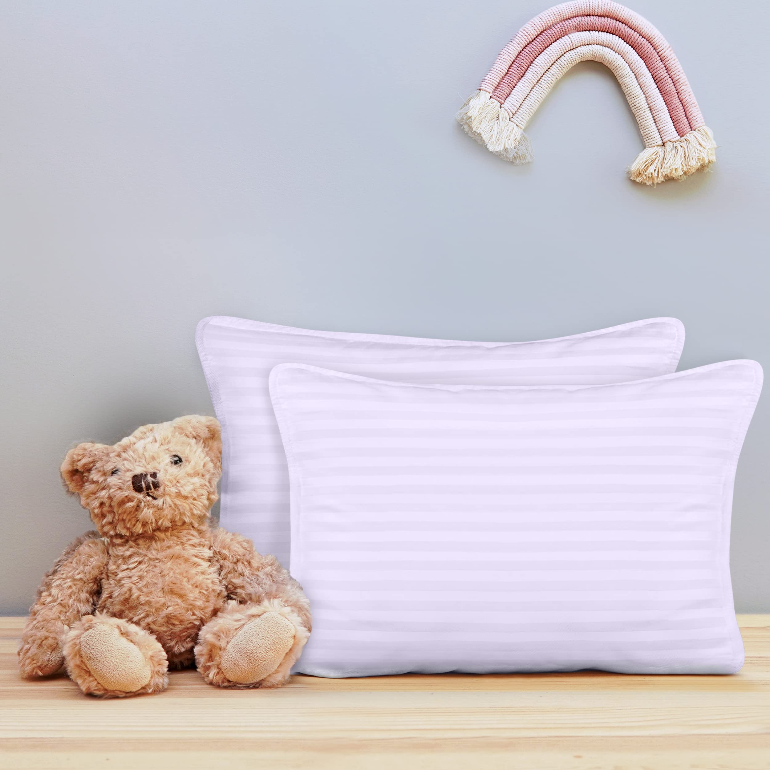 Utopia Bedding toddler pillow pack-2 bundled pair for easy sleep setup.