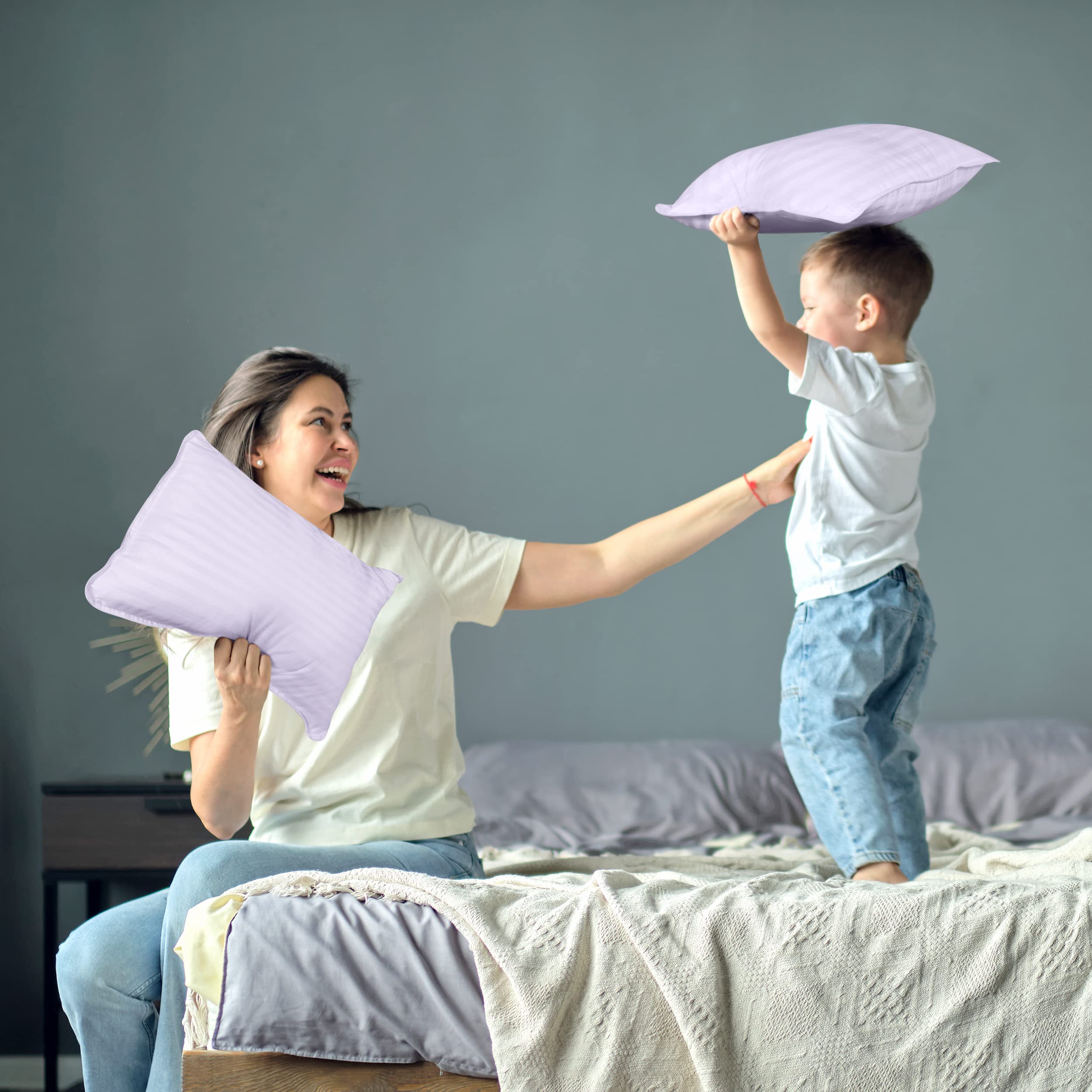 Utopia Bedding soft-breathable shell for everyday naps and bedtime.