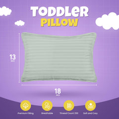 Utopia Bedding Toddler Pillow cotton blend cover for cooling comfort