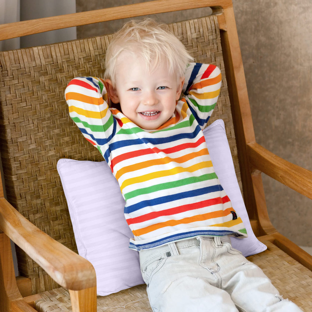 Utopia Bedding toddler pillow travel bed setup for on-the-go sleep.