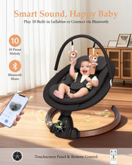 Uuoeebb baby swing plush toys stimulate senses during playtime