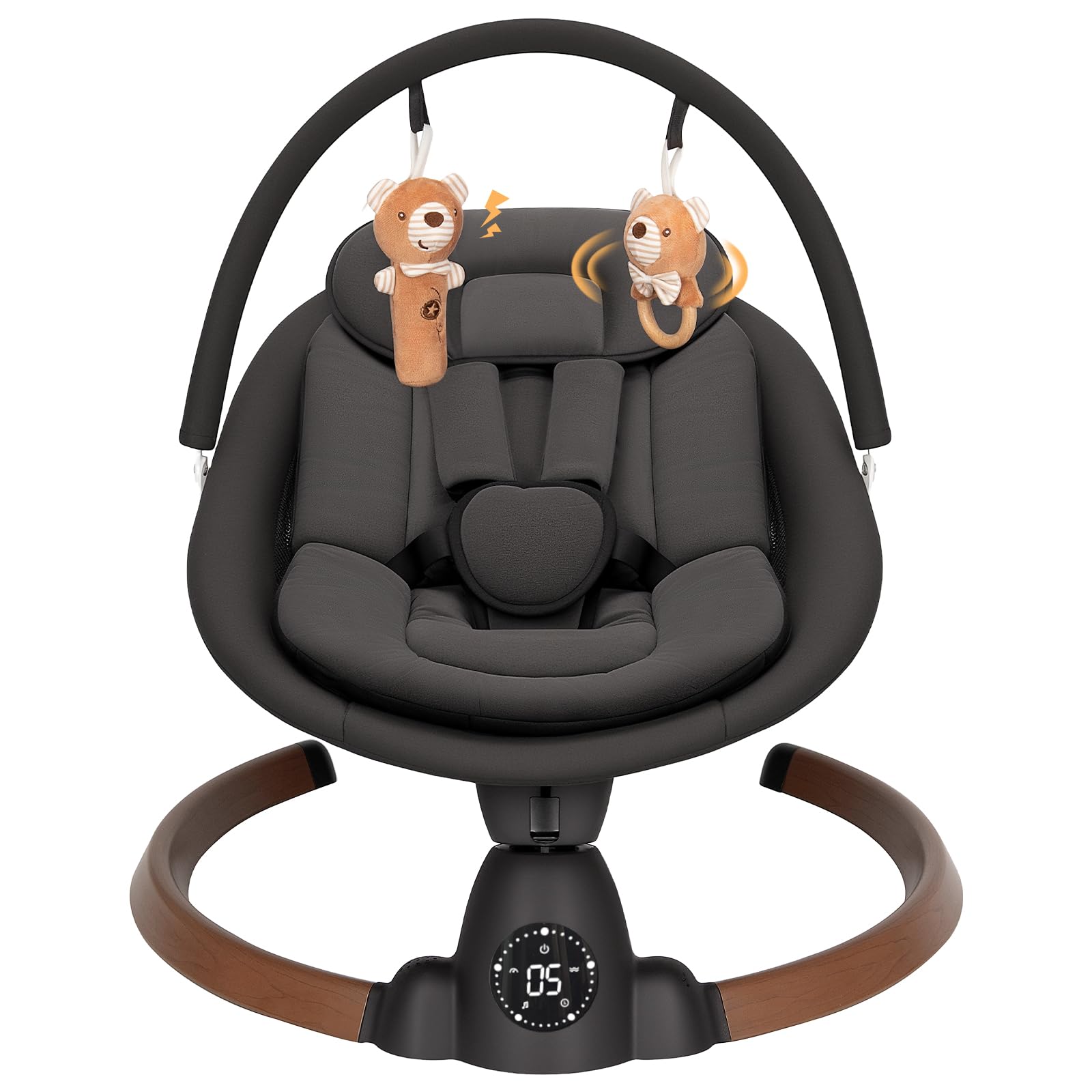 Uuoeebb baby swing remote control view for effortless operation