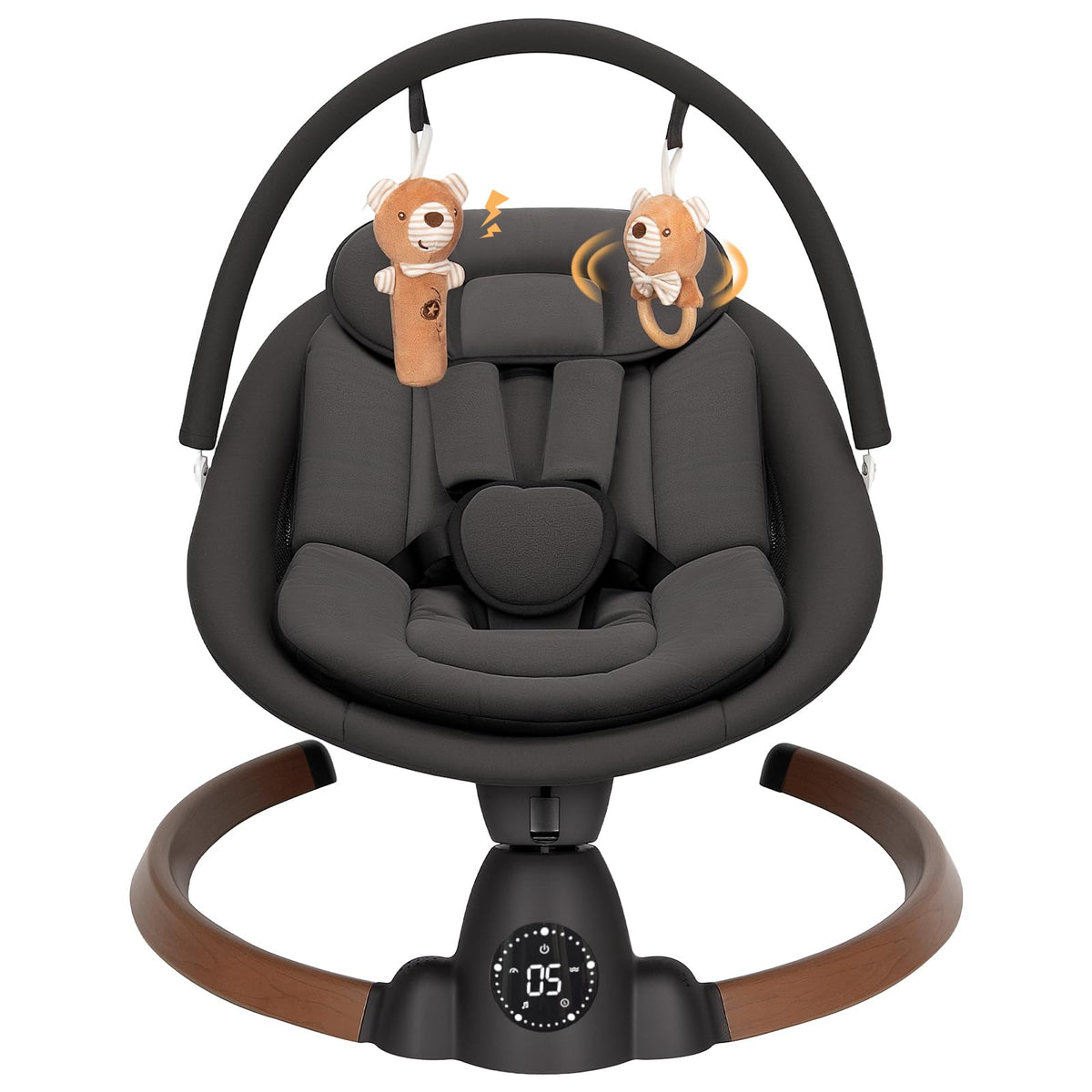 Uuoeebb baby swing remote control view for effortless operation