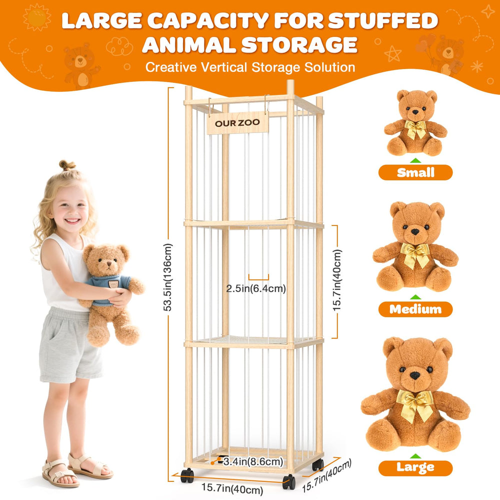 Uvellgift 360° swivel wheels with brake enable portable, kid-friendly playroom movement.