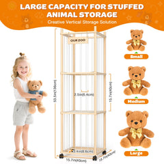 Uvellgift 360° swivel wheels with brake enable portable, kid-friendly playroom movement.