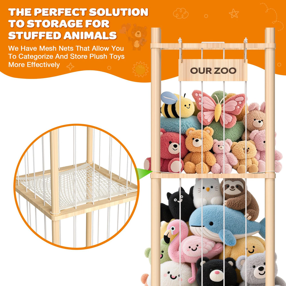 Uvellgift easy-assembly tower simplifies setup for quick playtime organization.