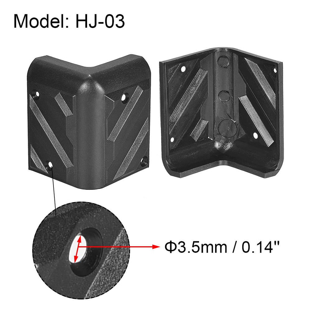 uxcell 8pcs corner protector pack demonstrates easy installation and cohesive protection