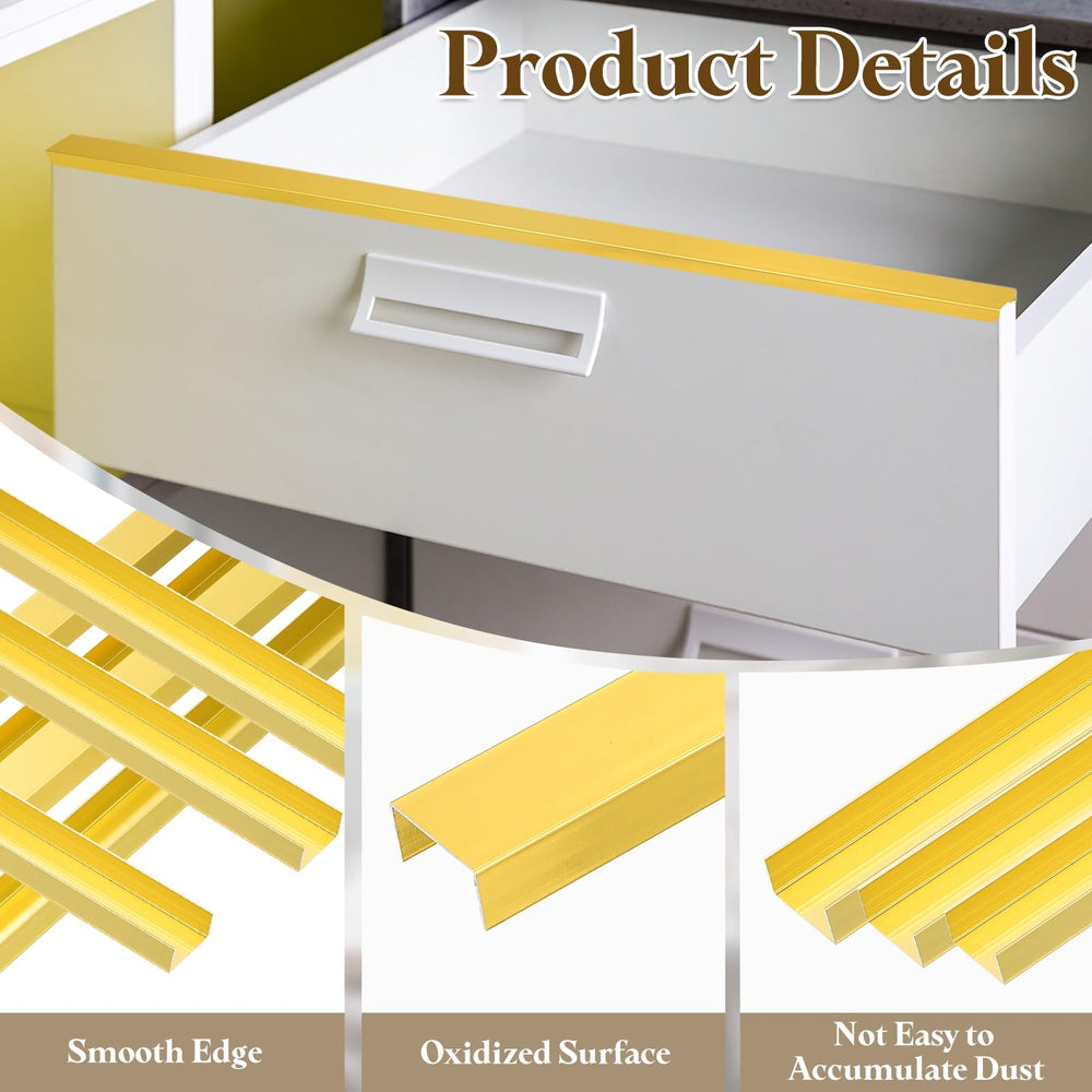 uxcell aluminum alloy edge protector adds modern style while resisting corrosion