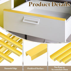 uxcell aluminum alloy edge protector adds modern style while resisting corrosion