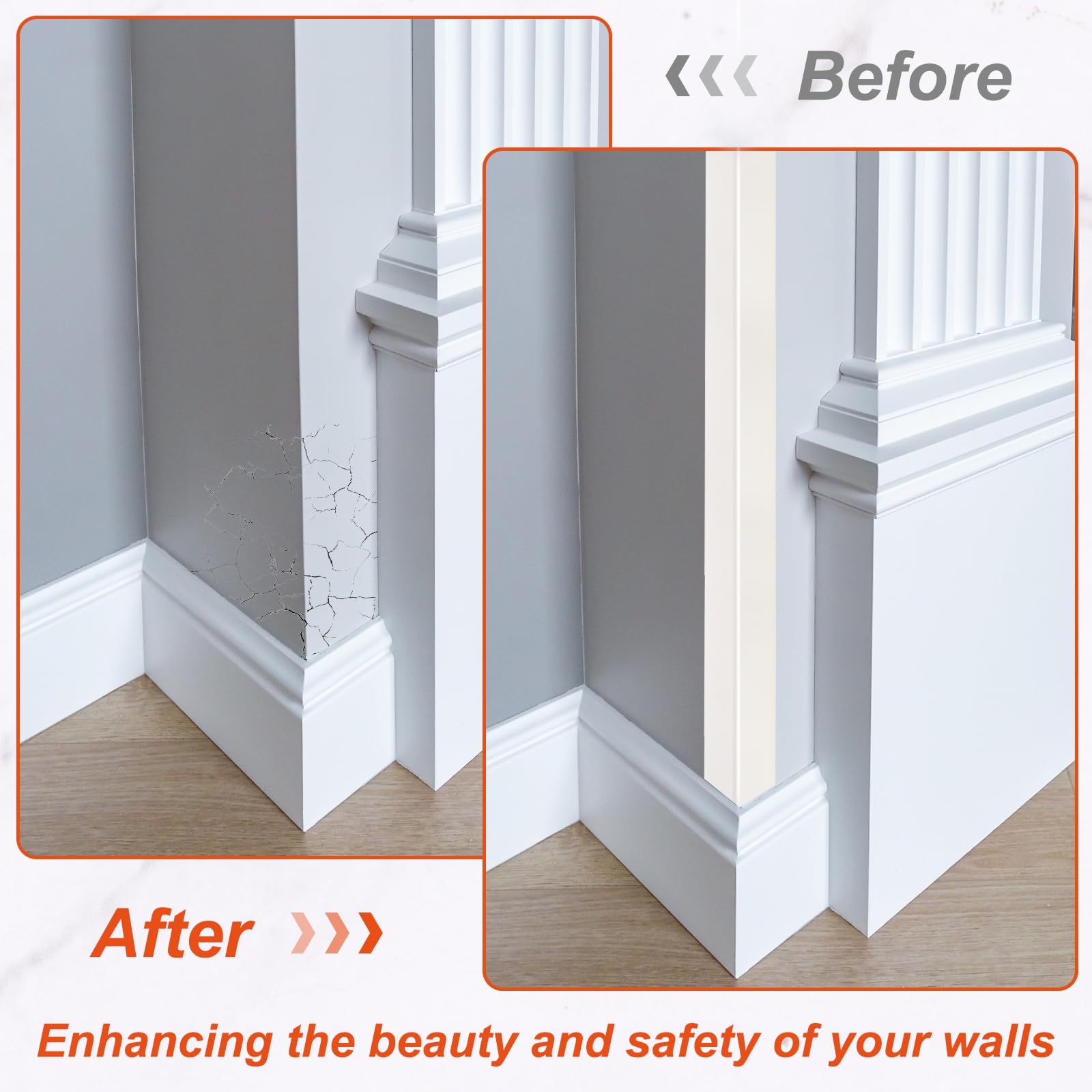 uxcell anti-collision corner strip protects metal edge for busy spaces