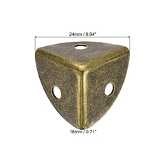uxcell bronze edge guard 18mm installed on a wooden case